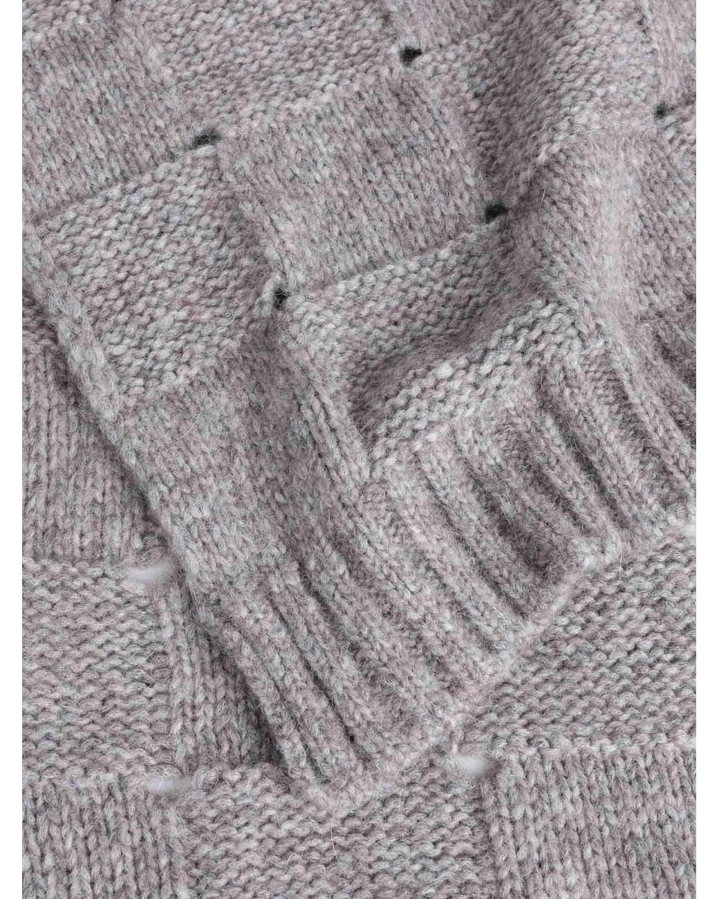 Sciarpa A Quadri di ELY ELY in Gray