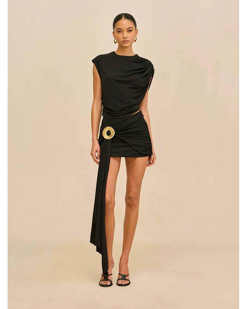 Cult Gaia Black Top Celene