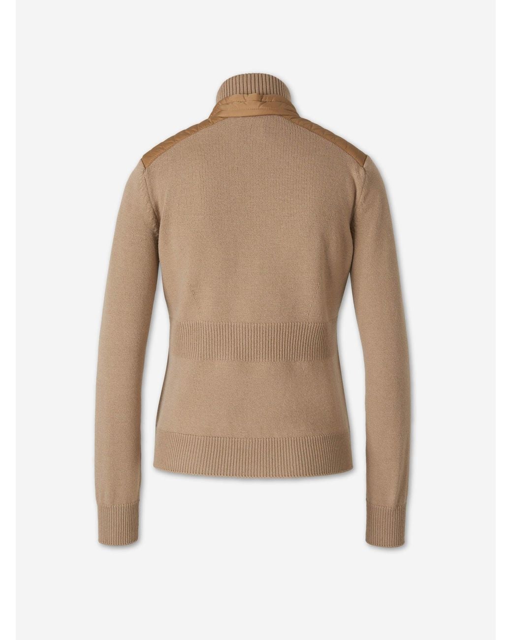 Moncler Natural Quilted Cardigan