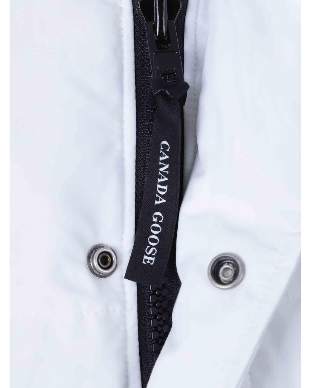 Canada Goose White Seymour Tonal Disc Parka for men