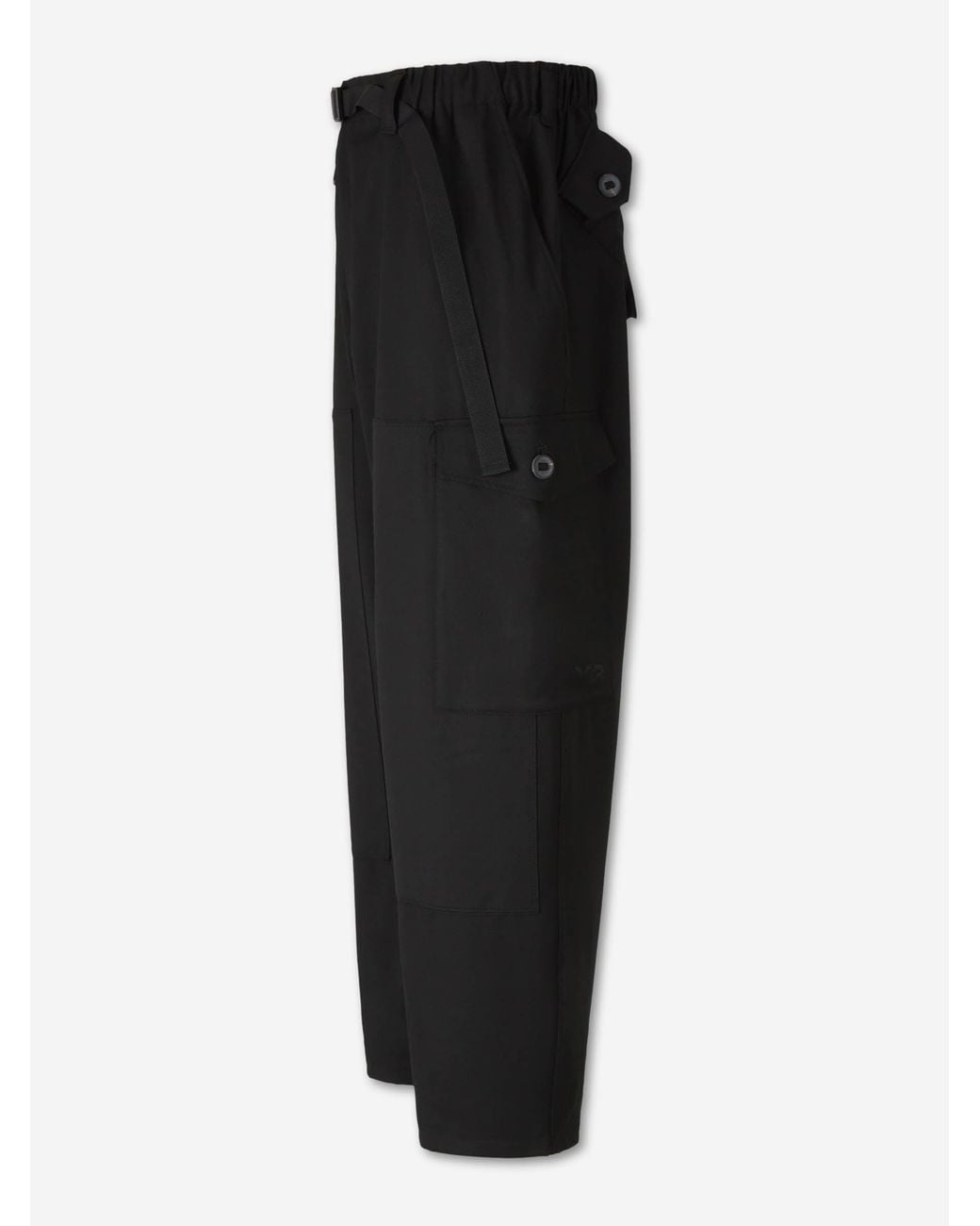 Y-3 Black Casual Pants With Pockets for men
