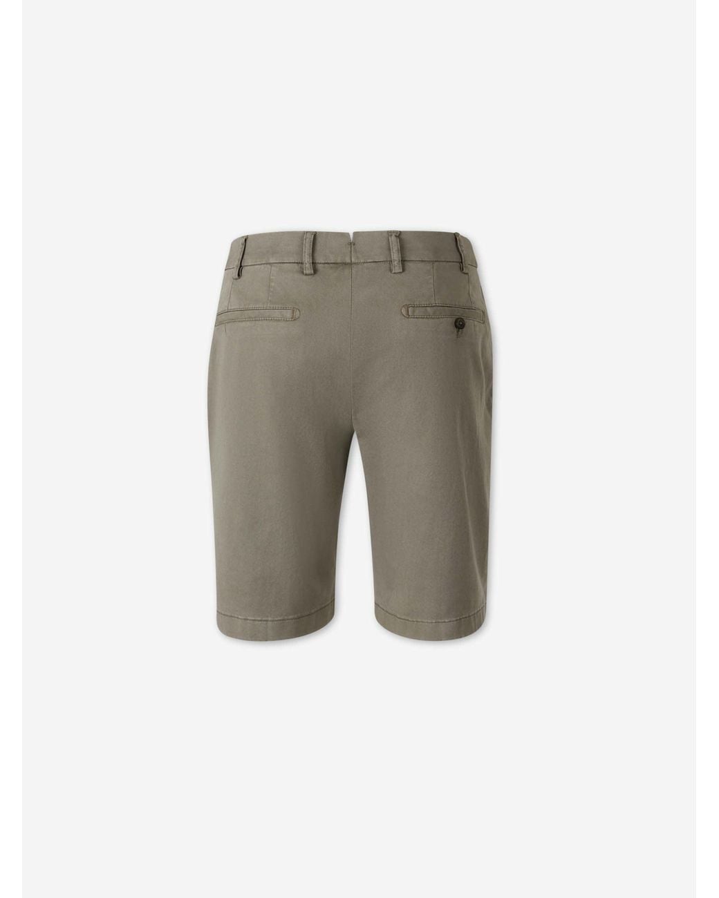 Santa Eulalia Gray Straight Bermuda Shorts for men