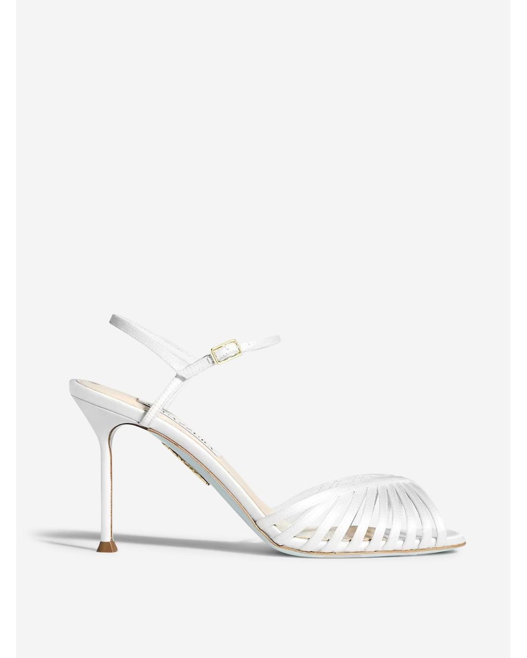 Aquazzura White Hold Me Sandals 85