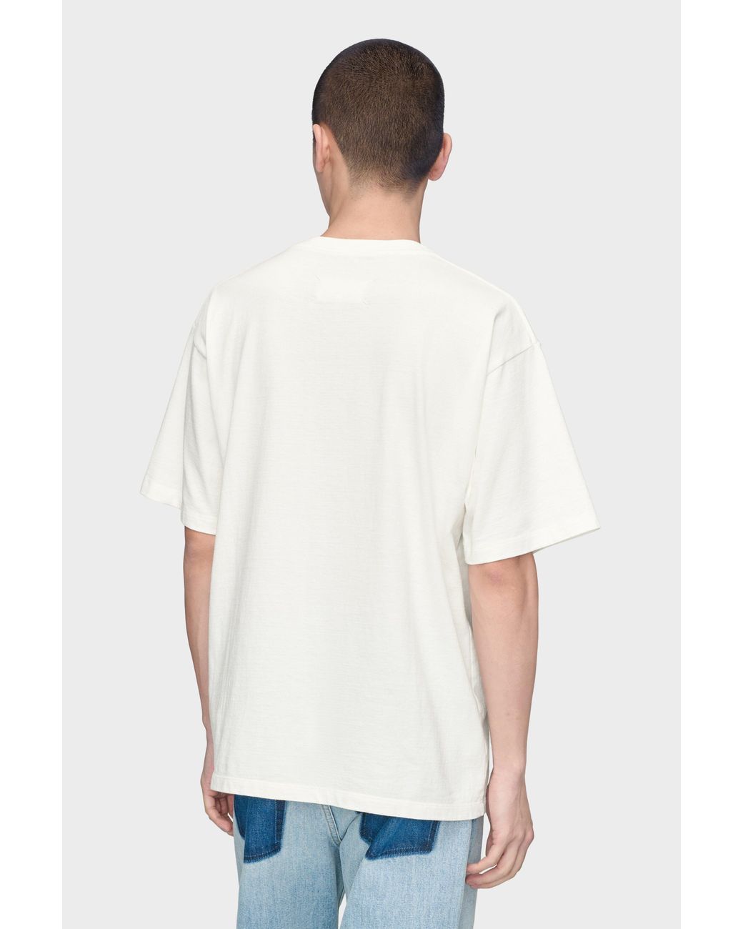 Maison Margiela White Double Layered T-Shirt for men