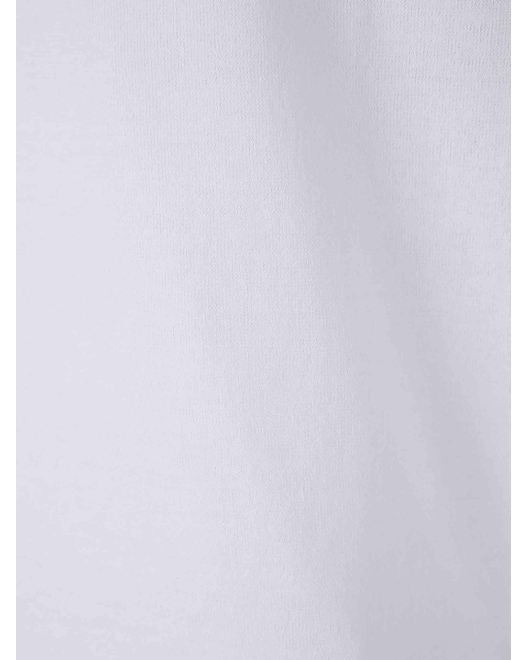 Zanone White Cotton Slit Shirt for men