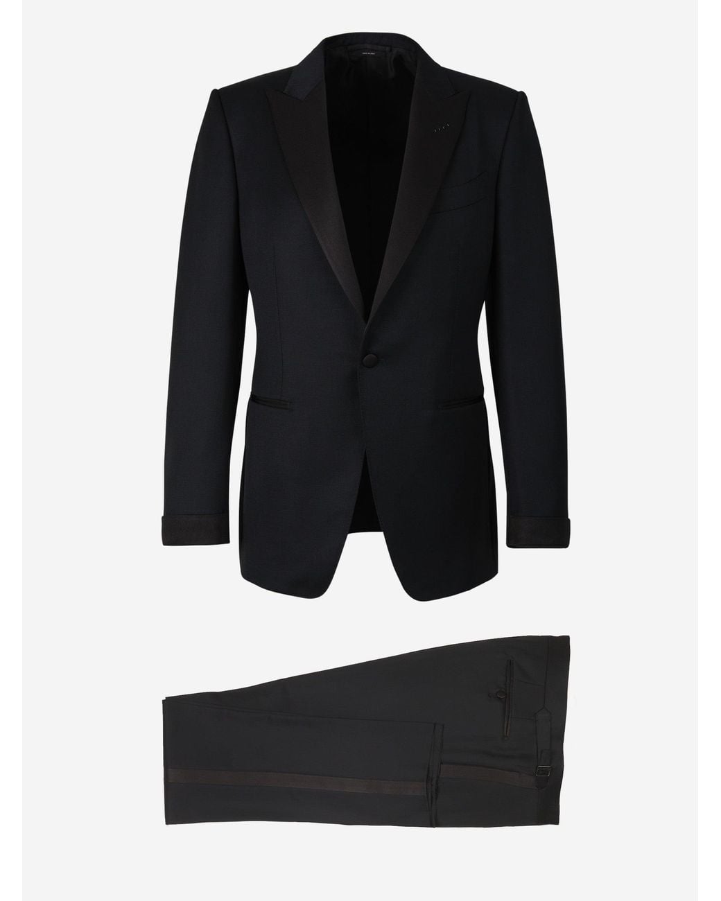 Tom Ford Black Wool Tuxedo for men