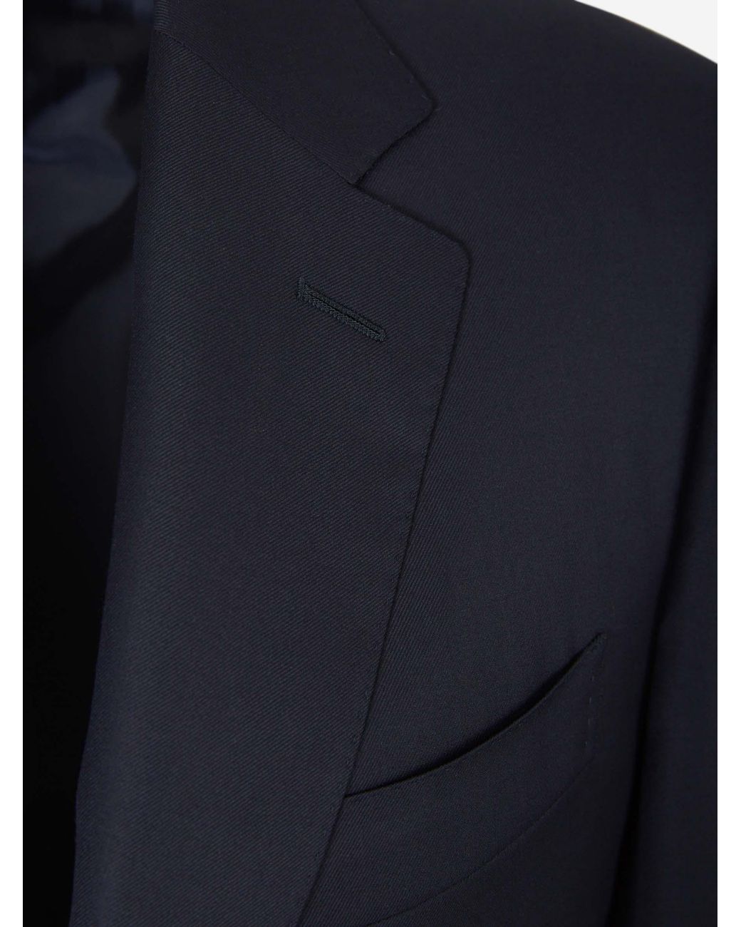 Canali Blue Plain Wool Suit for men