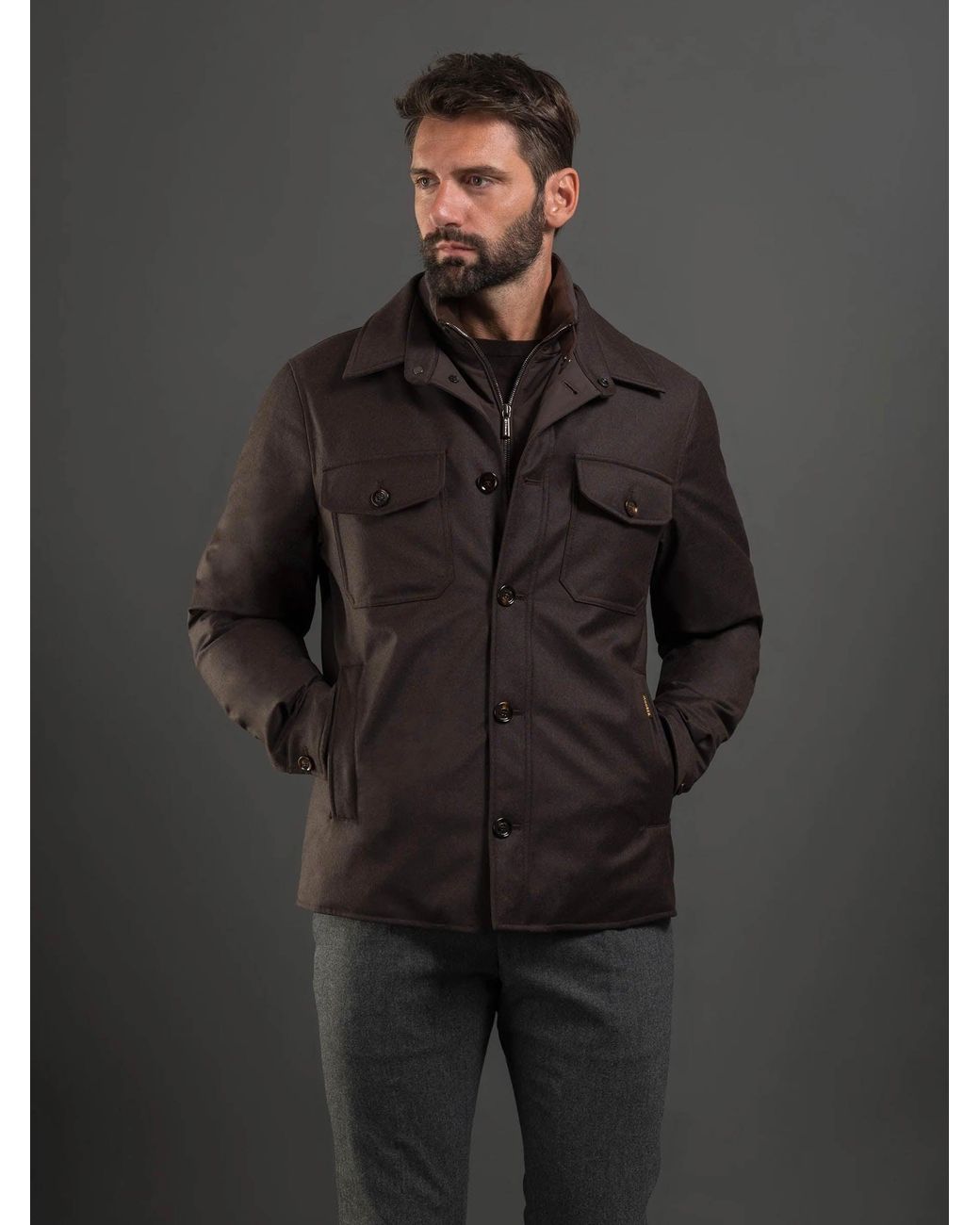 Moorer Black Padded Inner Jacket for men