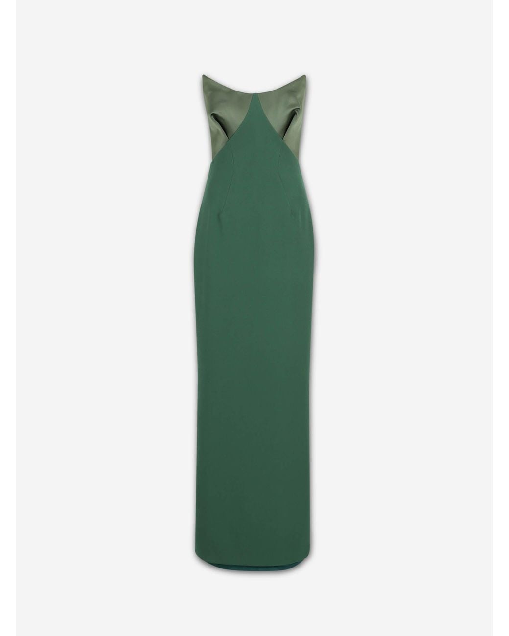 Safiyaa Green Drew Maxi Dress