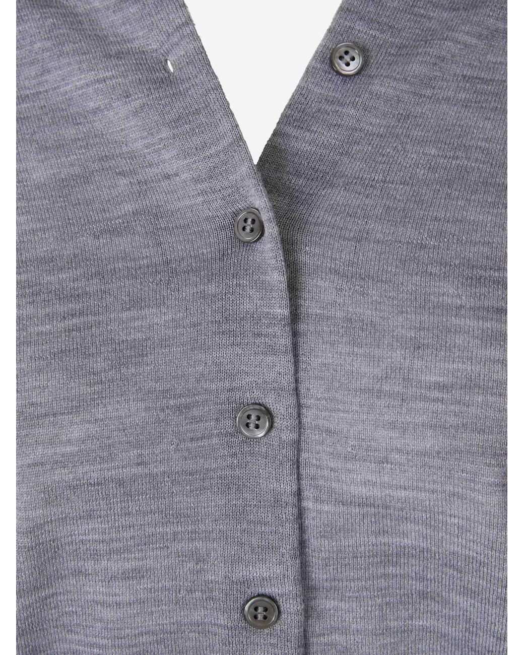 Alexander Wang Blue Fine Wool Cardigan
