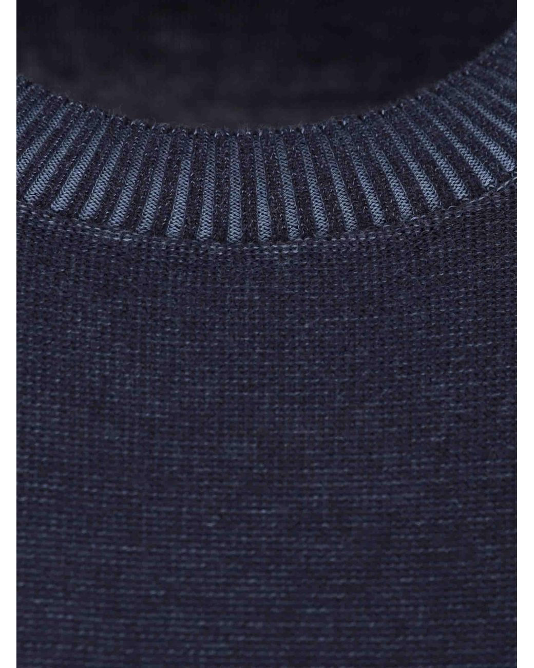 Santa Eulalia Blue Fine Knit Sweater for men