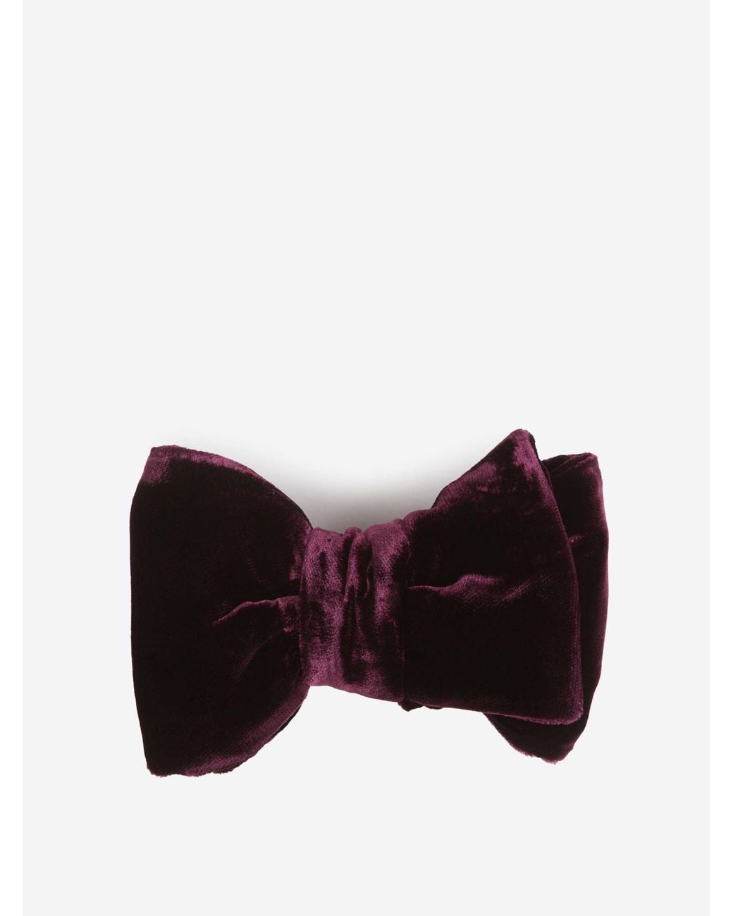 Tom Ford Purple Velvet Bow Tie for men