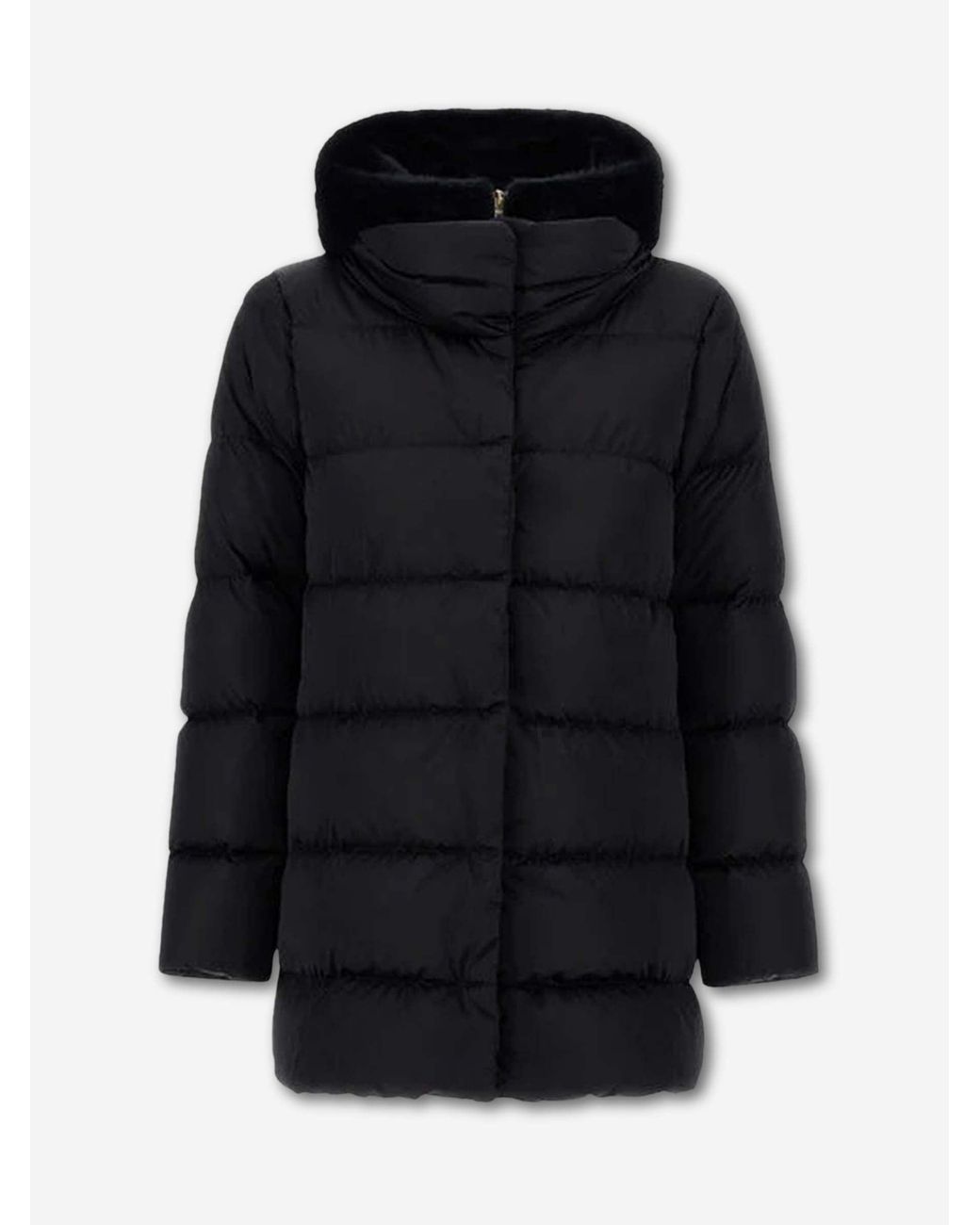 Herno Black A-Shape Jacket