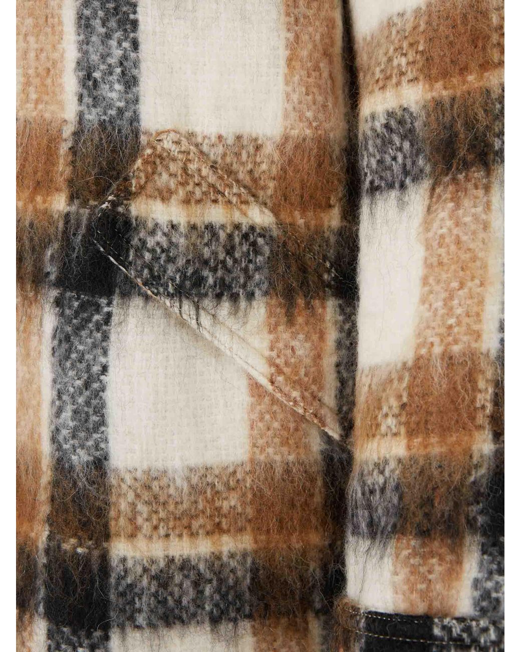 Jonathan Simkhai White Virelle Plaid Jacket