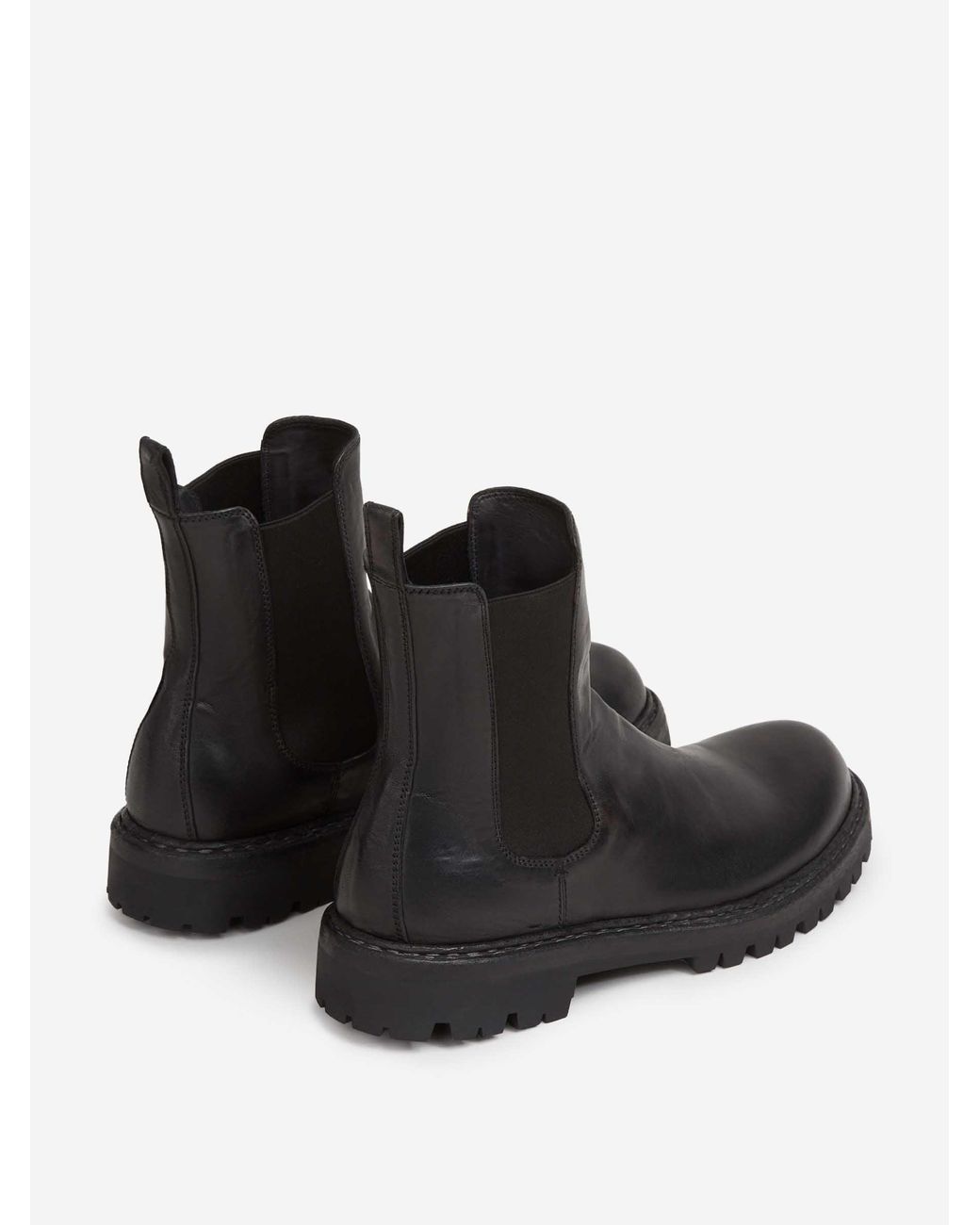Officine Creative Black Chelsea Boots Leather for men