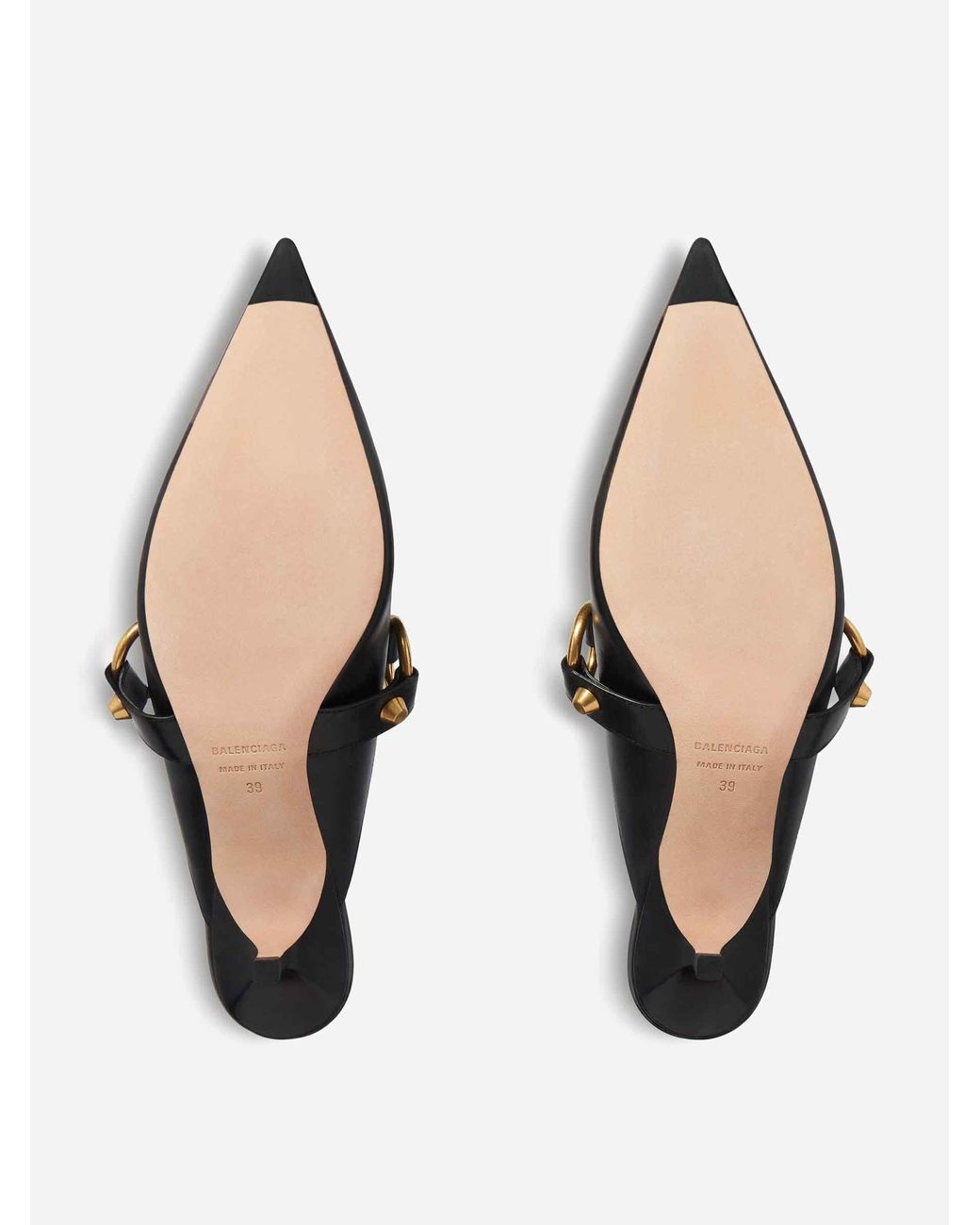 Balenciaga White Mules City