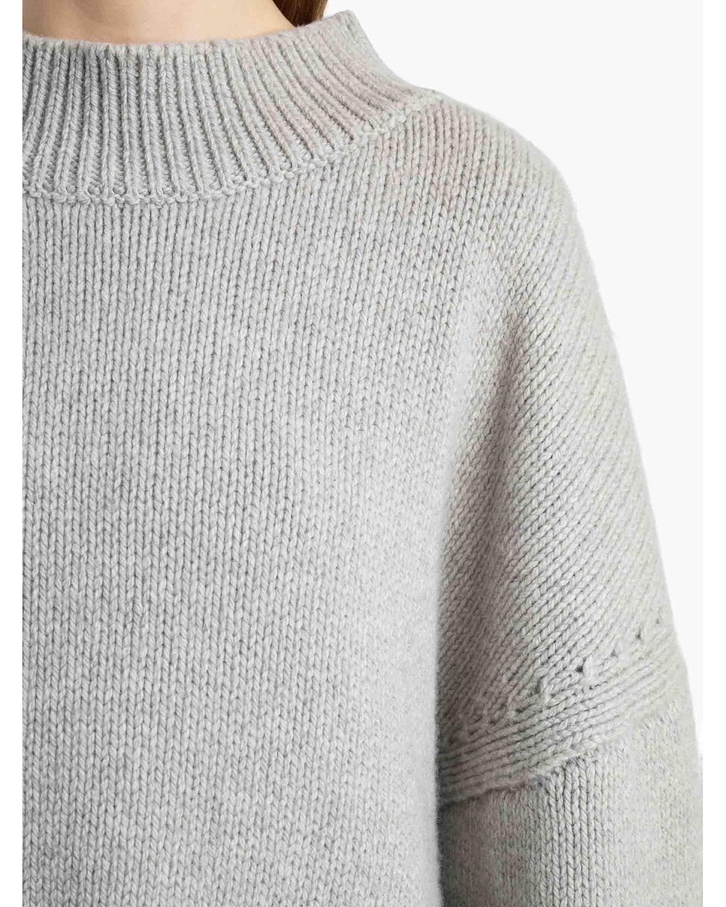 Khaite White Phelps Cashmere Sweater