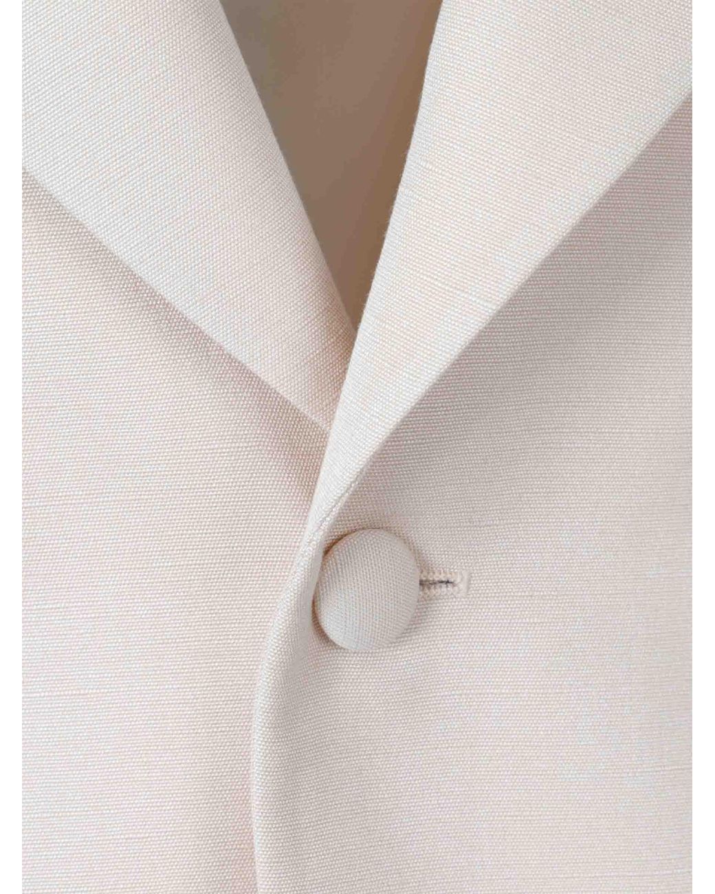 Lardini White Blazer Classic Straight for men