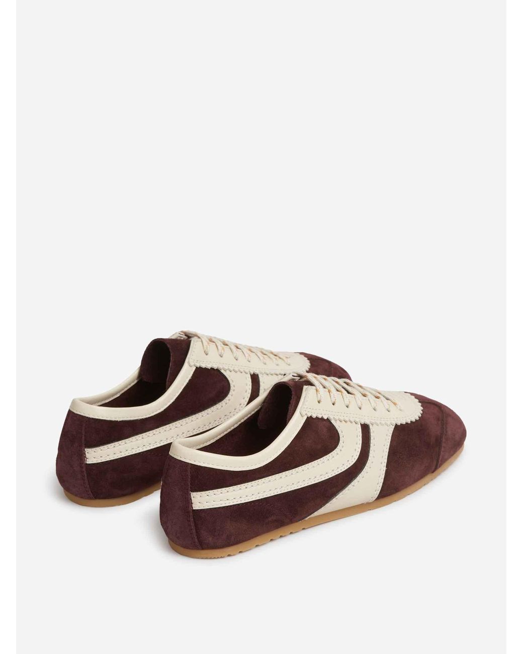 Dries Van Noten Brown Suede Sneakers