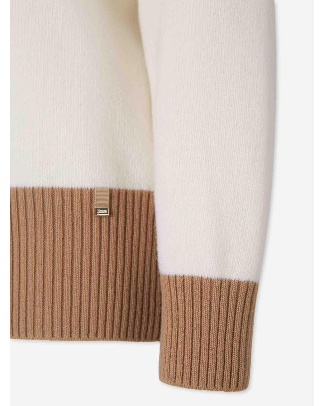 Herno White Turtleneck Sweater