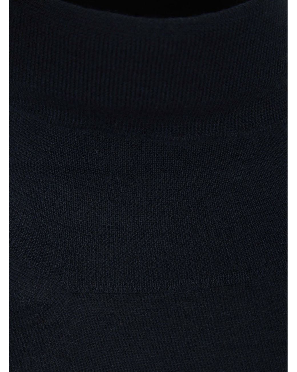Santa Eulalia Blue High Neck Sweater for men