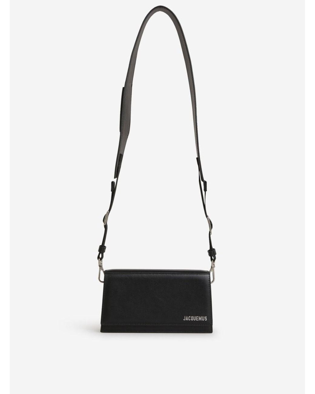 Jacquemus Leather Le Bambino Homme Bag in Black for Men | Lyst