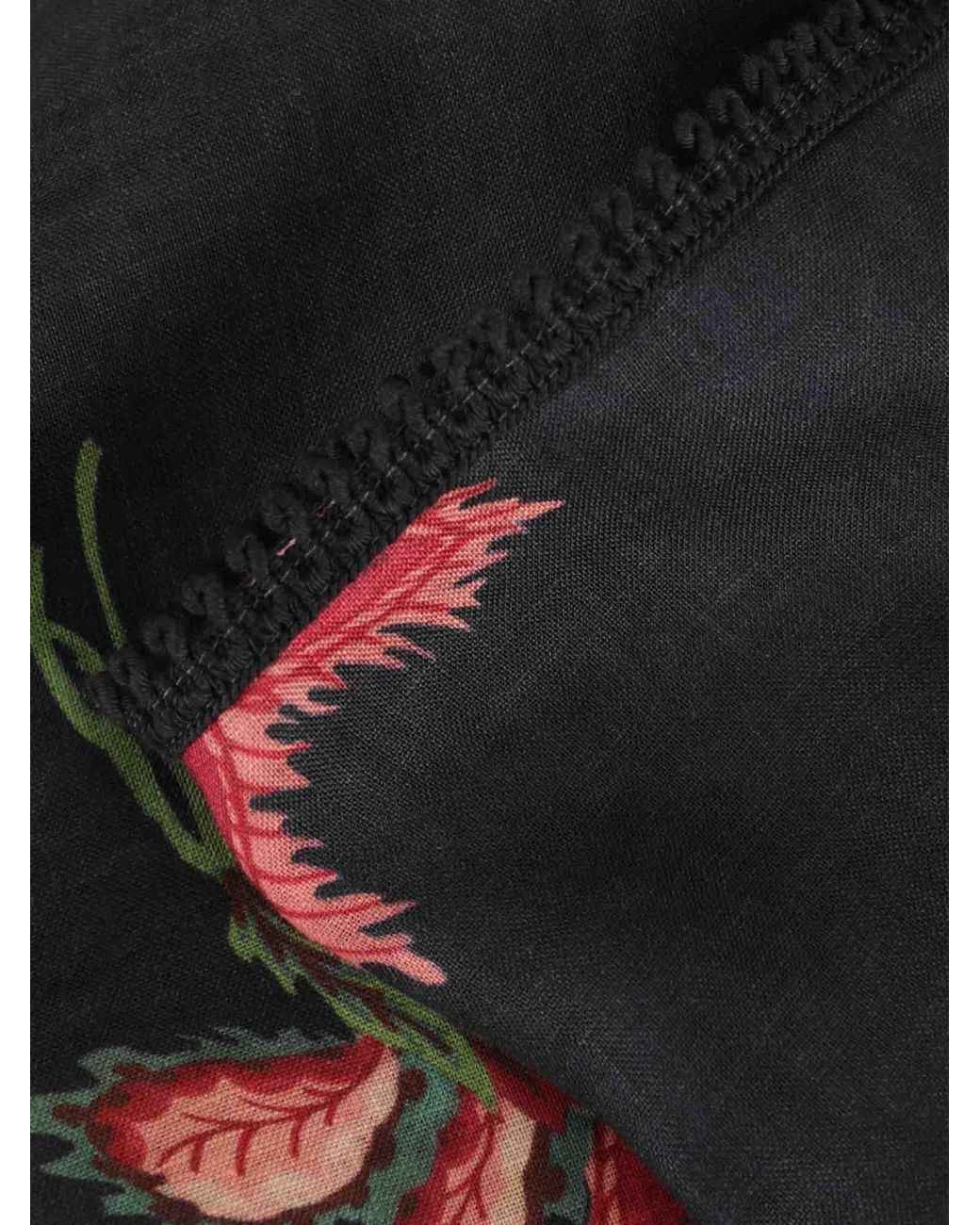 Camicia Di Carta Floreale di Valentino in Blue da Uomo