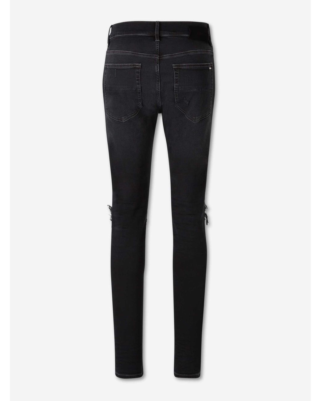 Amiri Blue Ripped Skinny Jeans for men