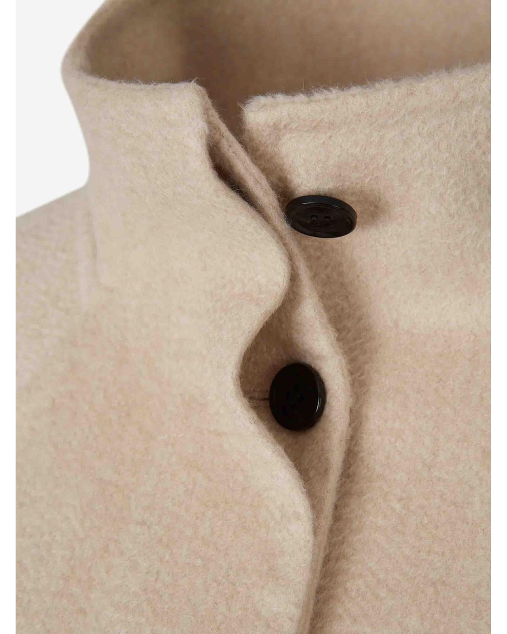 Alaïa Natural Asymmetrical Coat
