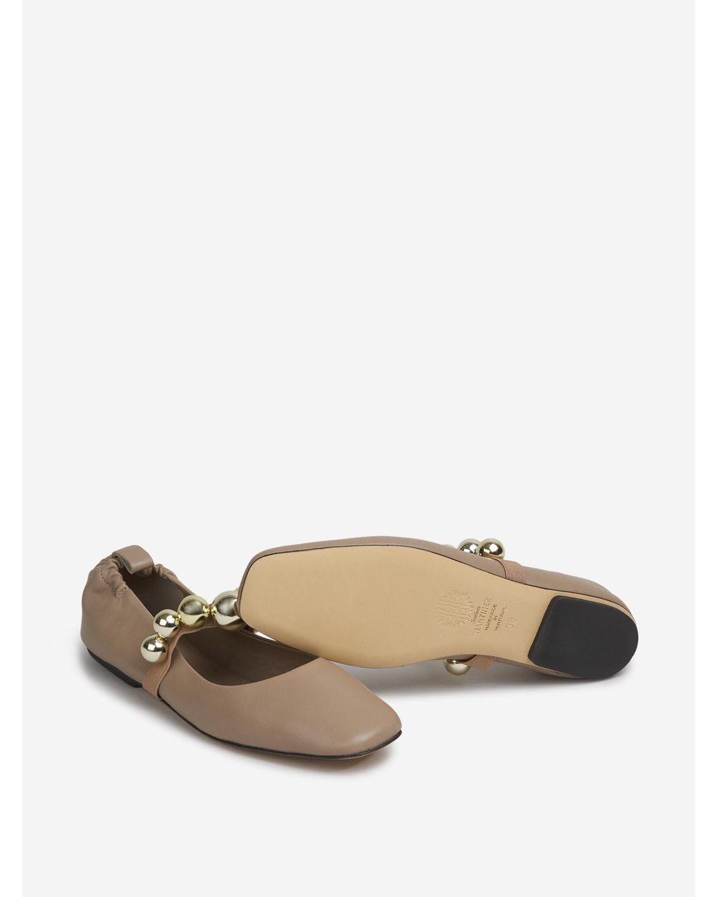 Souliers Martinez Natural Flamenco Skin Ballerinas