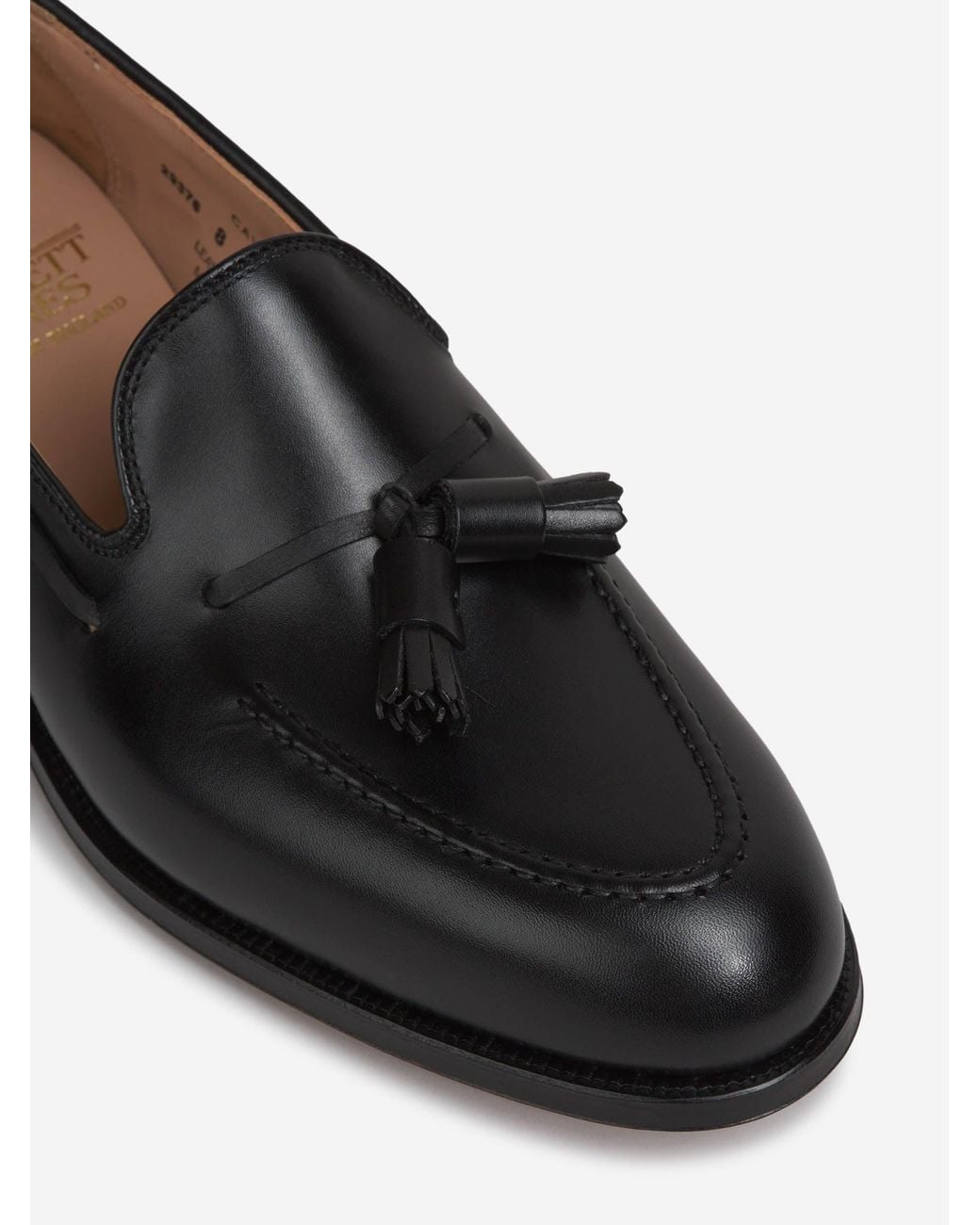 Crockett and Jones White Cavendish Boat Shoes for men