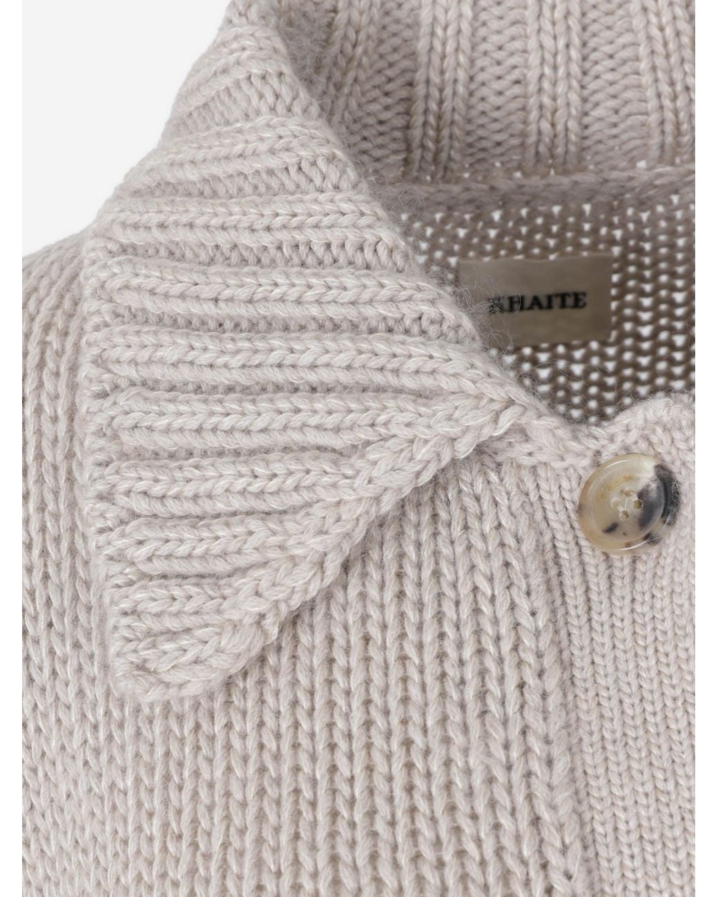 Khaite White Takeo Cardigan