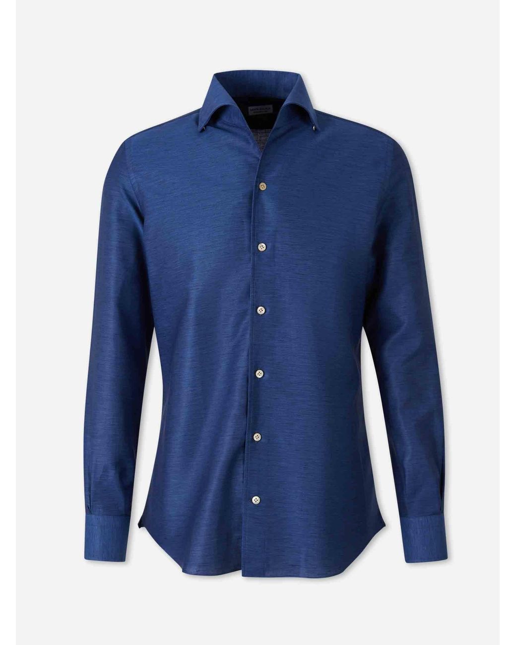 Santa Eulalia Blue Plain Shirt for men