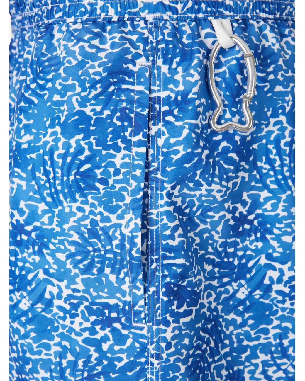 Fedeli Blue Printed Swimsuit for men