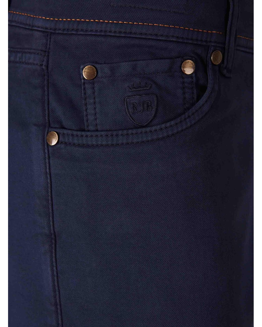 richard j. brown Blue Milano Straight Leg Trousers for men