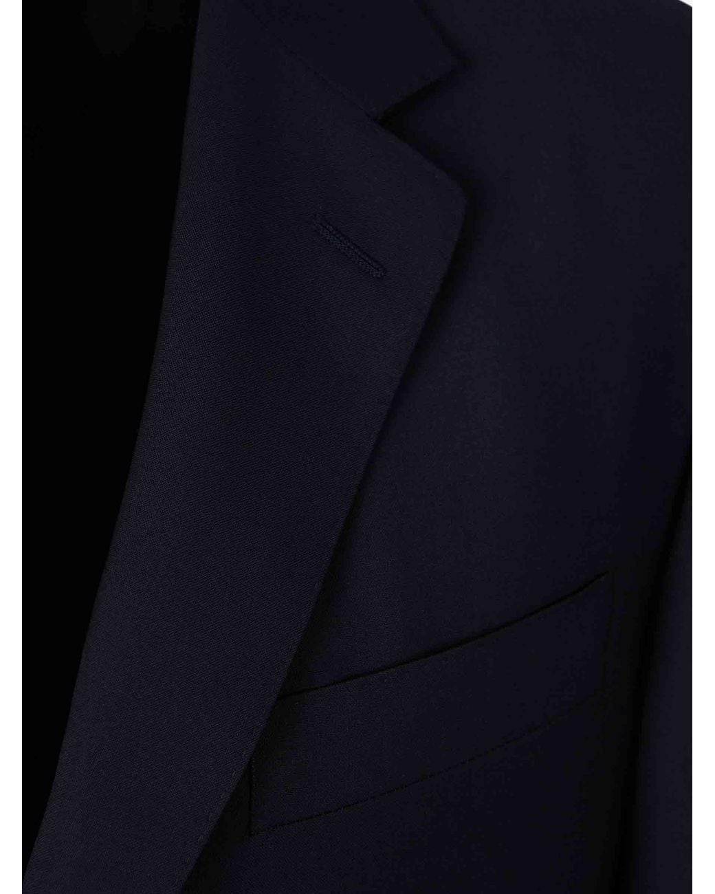 Canali Blue Straight Wool Suit for men