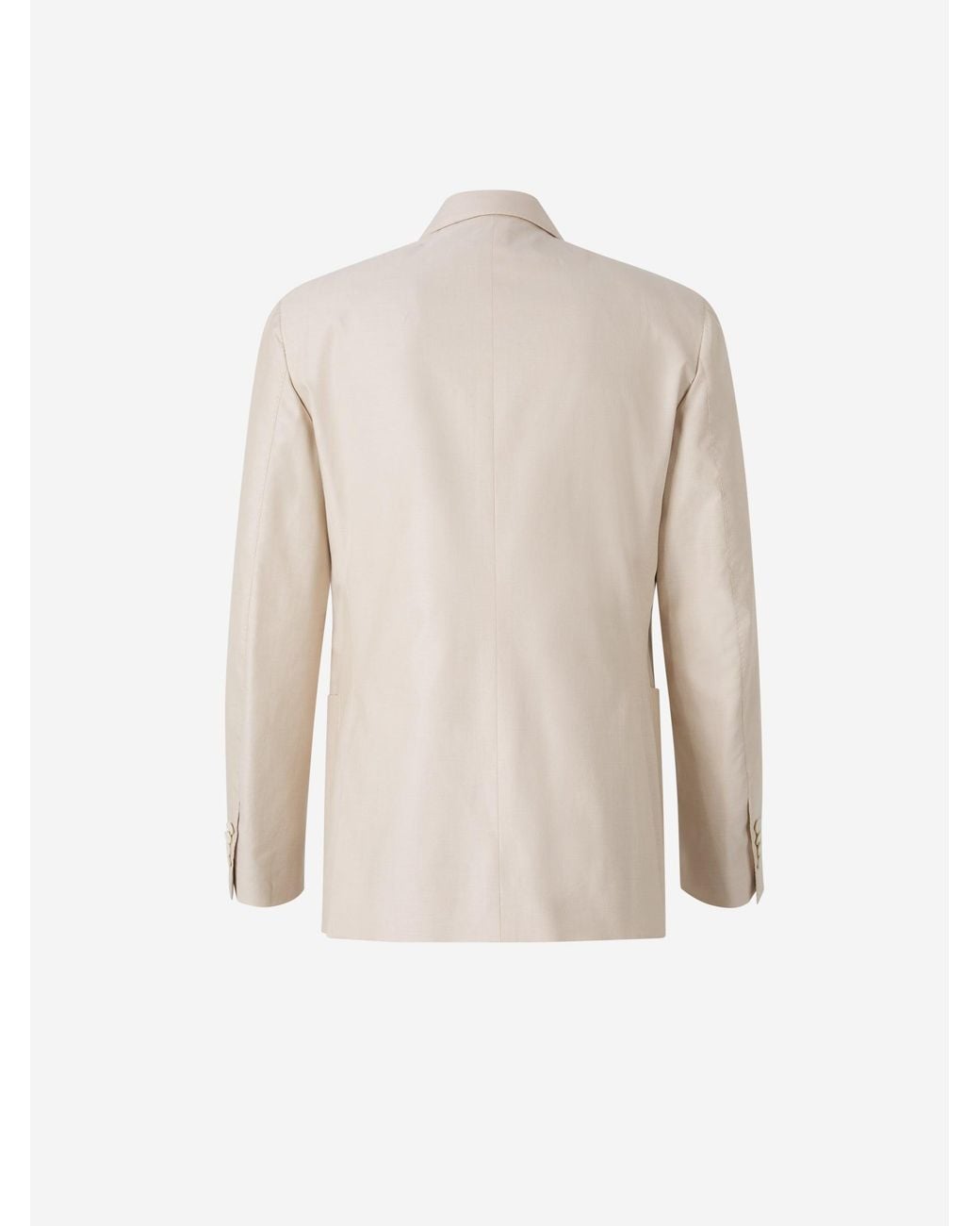 Lardini Natural Plain Cotton Suit for men