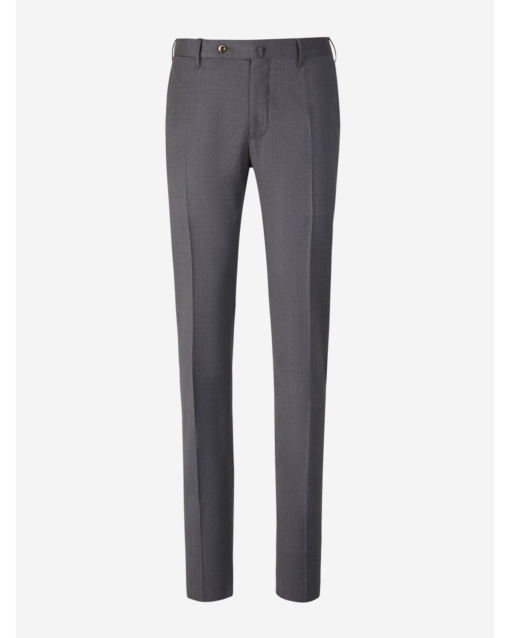 PT Torino Blue Slim Wool Pants for men