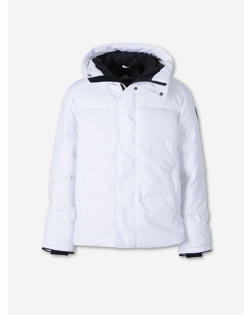 Canada Goose White Seymour Tonal Disc Parka for men