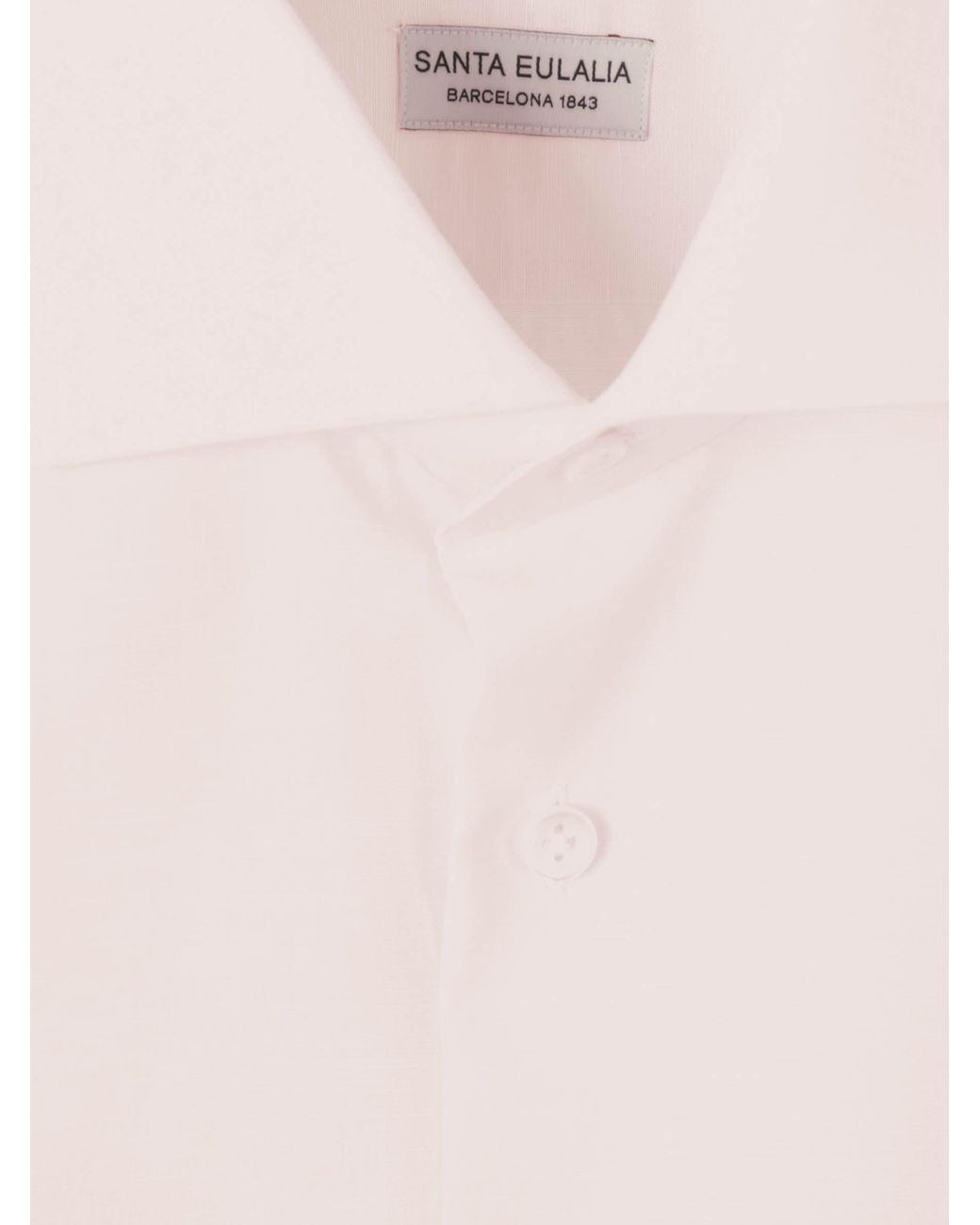 Santa Eulalia Pink Plain Blend Shirt for men