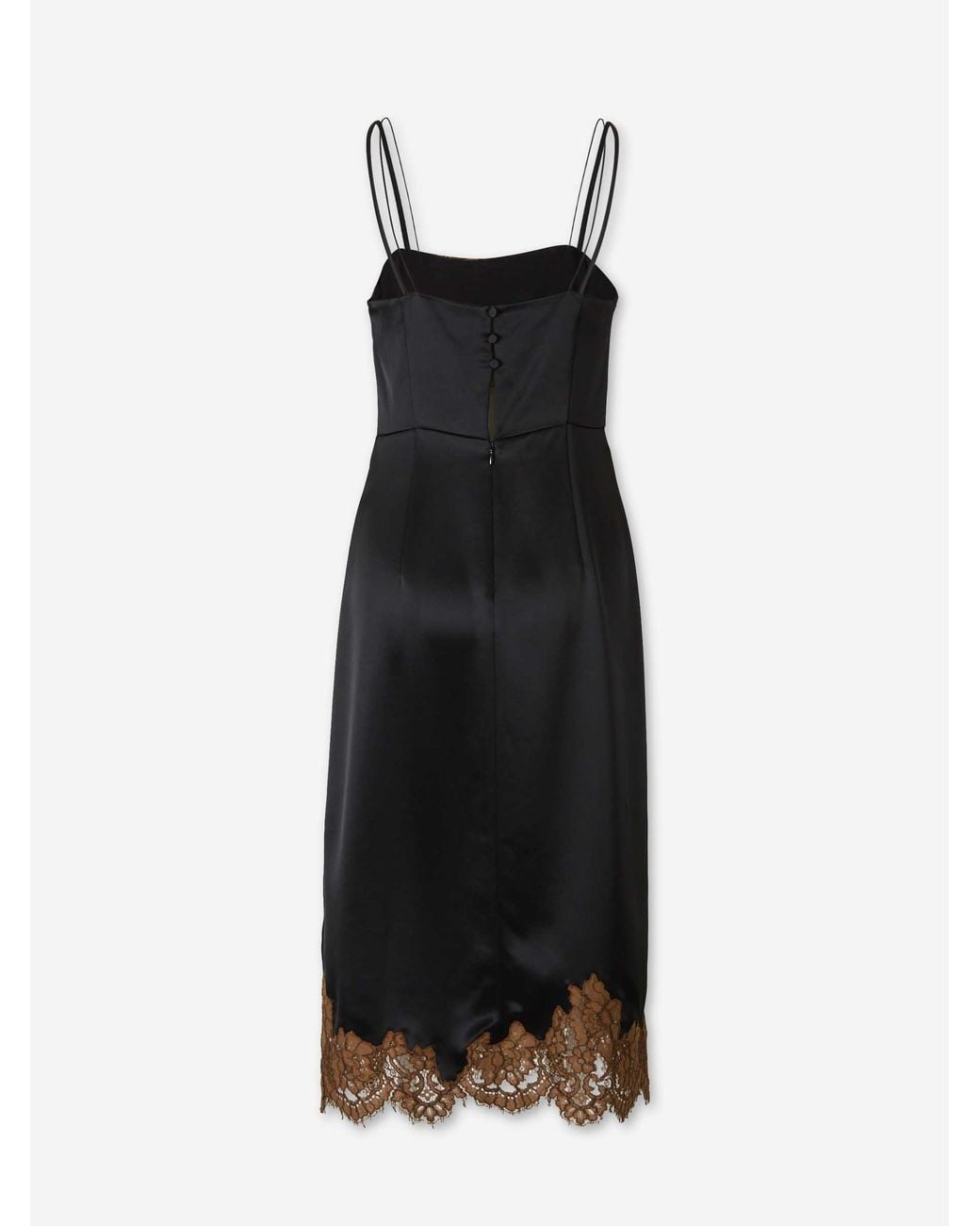 Dorothee Schumacher Black Midi Lingerie Dress