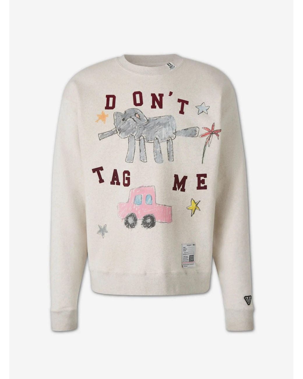 Maison Mihara Yasuhiro White Kids Doodle Sweatshirt for men