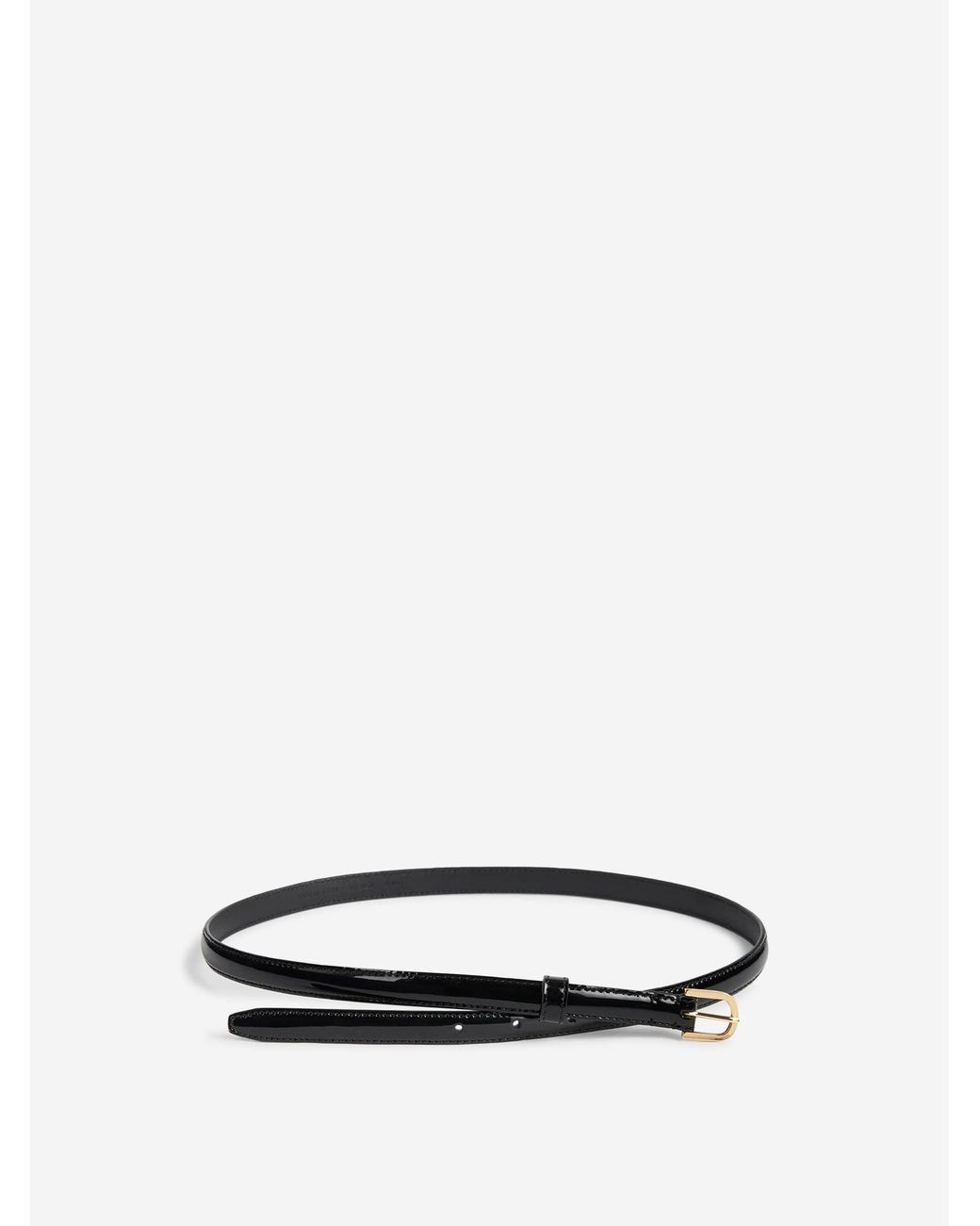 Totême  White Thin Leather Belt