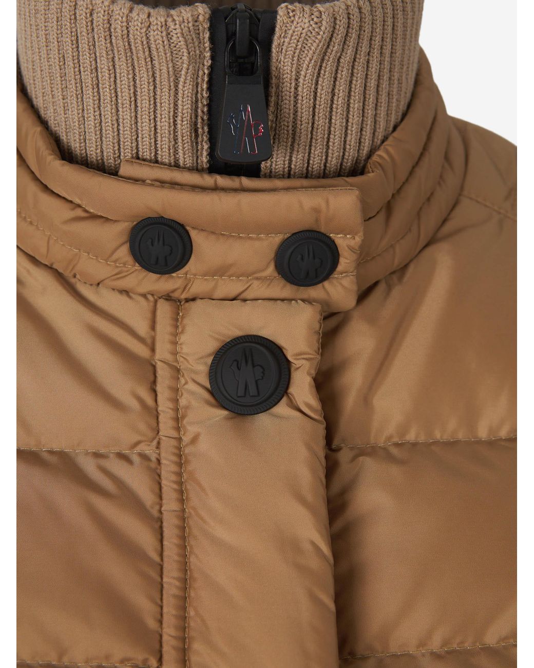 Moncler Natural Quilted Cardigan