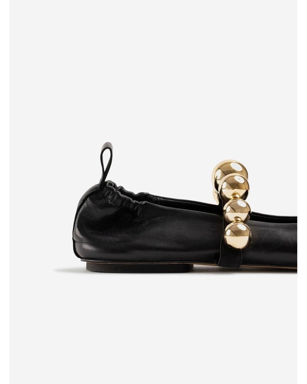 Souliers Martinez White Flamenco Skin Ballerinas