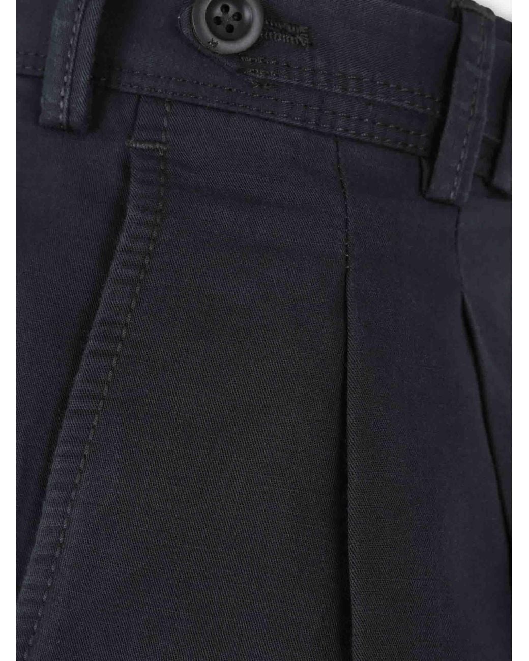 PT Torino Blue Linen Chino Trousers for men