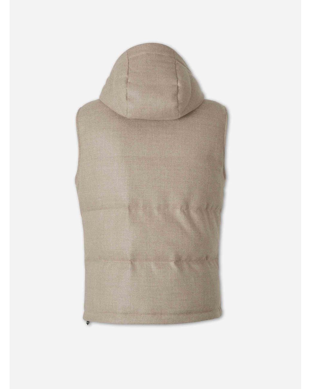 Montecore Natural Down Vest Wool Silk for men