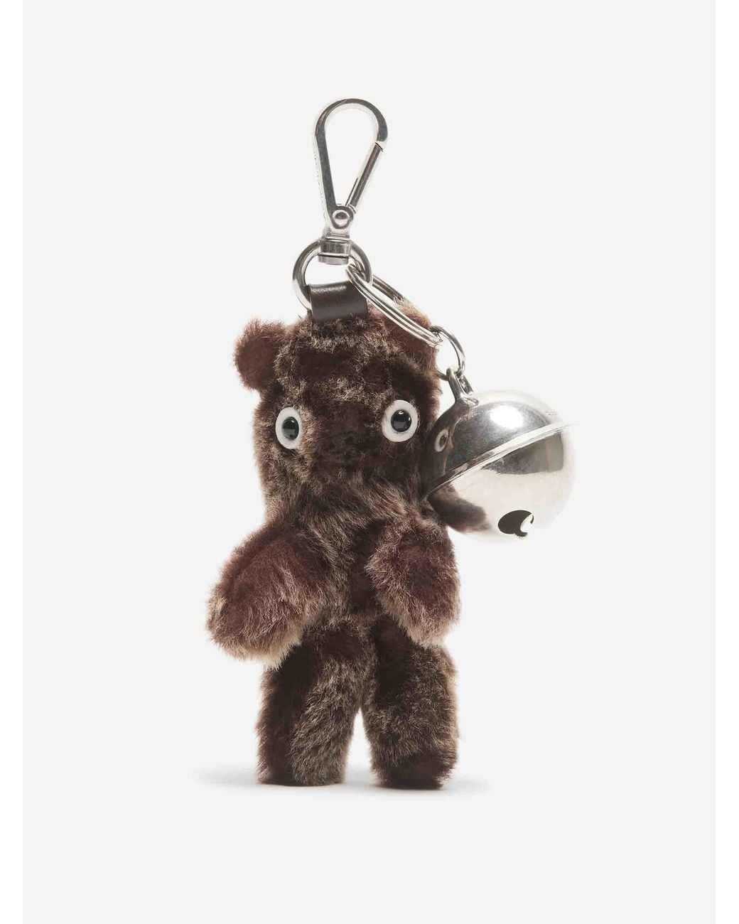 Acne Brown Bear Charm Keychain