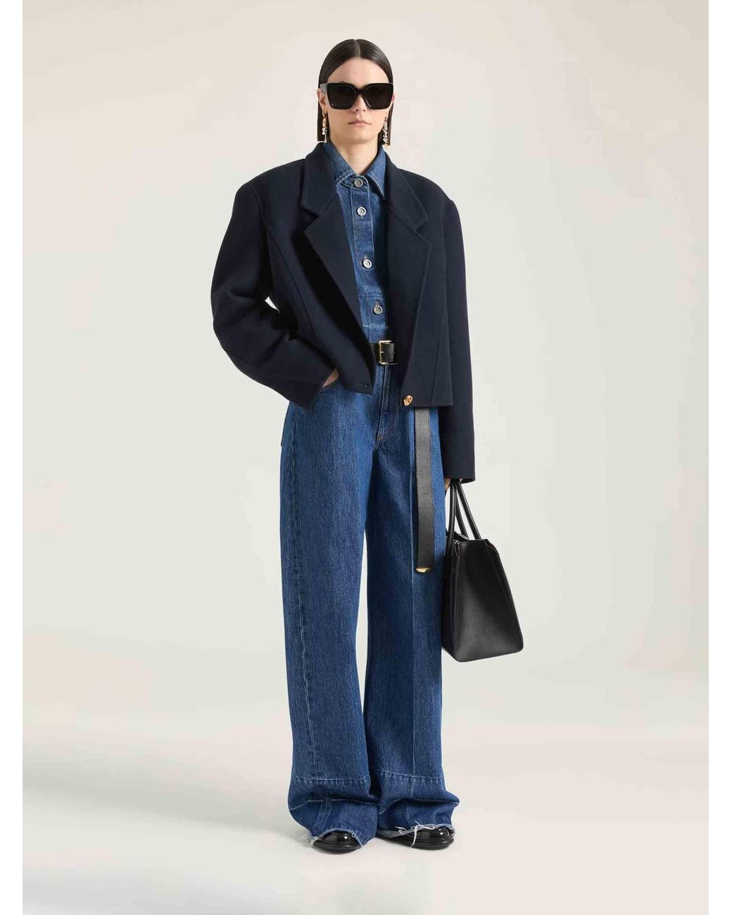 Jeans Anchos Algodón Givenchy de color Blue