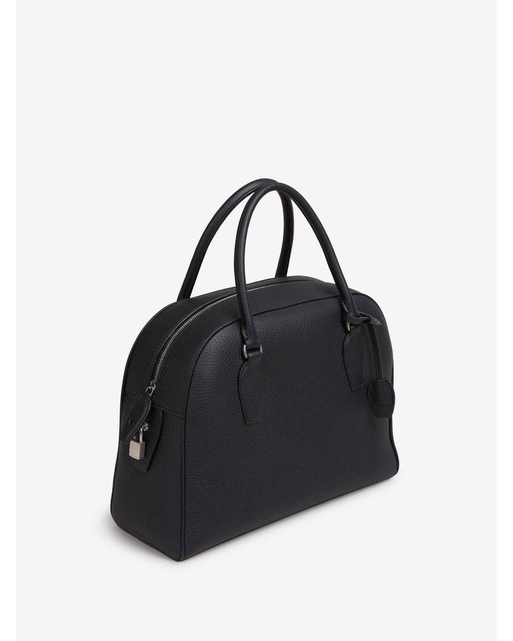 The Row Black Indian Bowling Bag